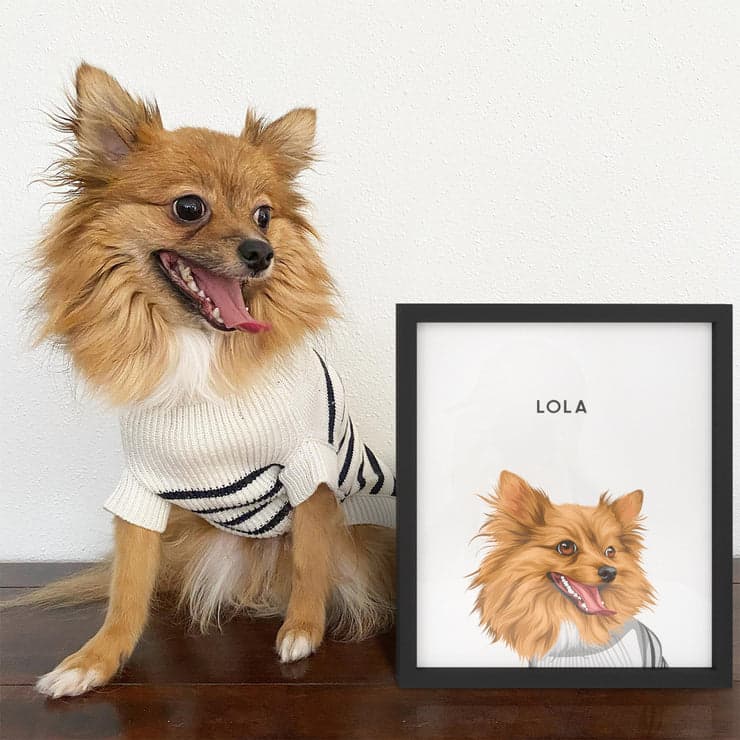 Becky P.'s personalised pet portrait
